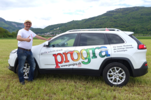 progra - Für Ihre Fahrzeugbeschriftung-Autobeschriftung in Oensingen Ihr Partner