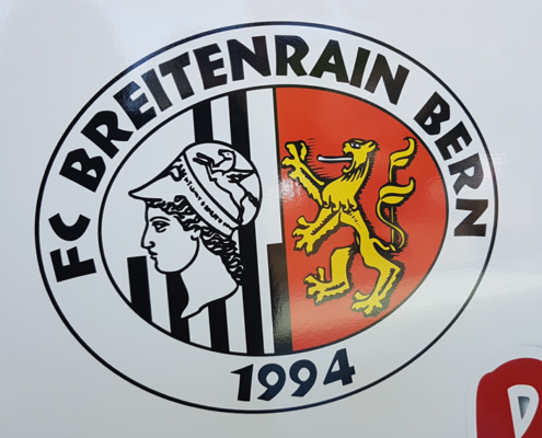 FC Breitenrain Fussball Club - Werbetafel von der progra Oensingen