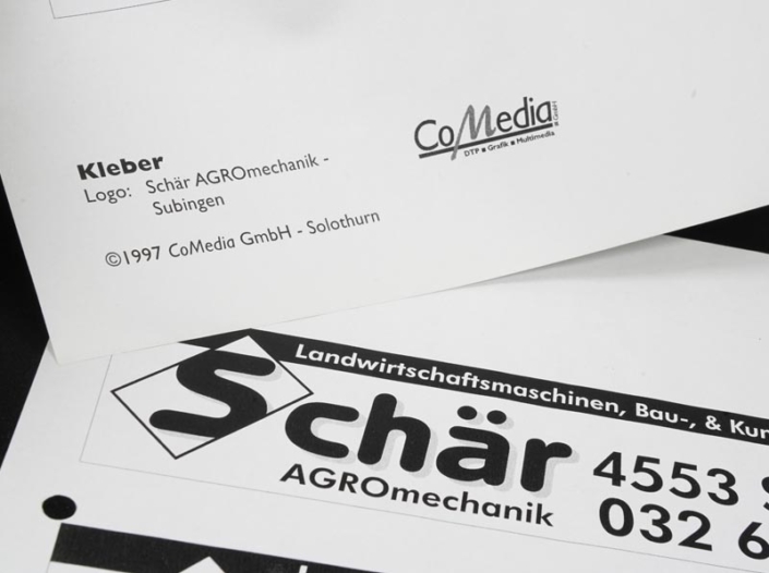 Schäer Agromechanik Subingen Logo Gestaltung